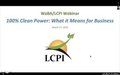 Webinar: 100% Clean Power: What it Means for Business