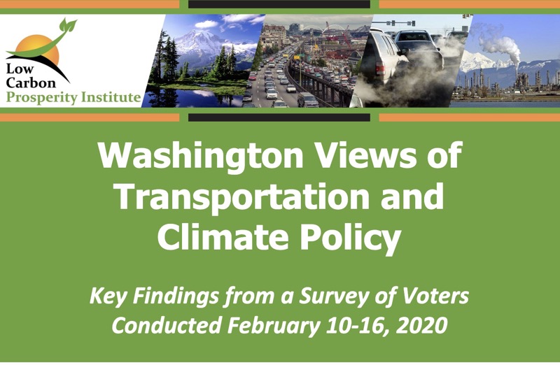 Poll: Washington Voters Support Aligned Action on Transportation and Climate